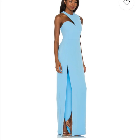 Amanda uprichard X REVOLVE Gilda Gown in Pacific - Picture 4 of 17